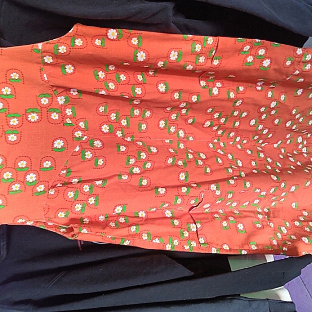 Floral Orange Dress